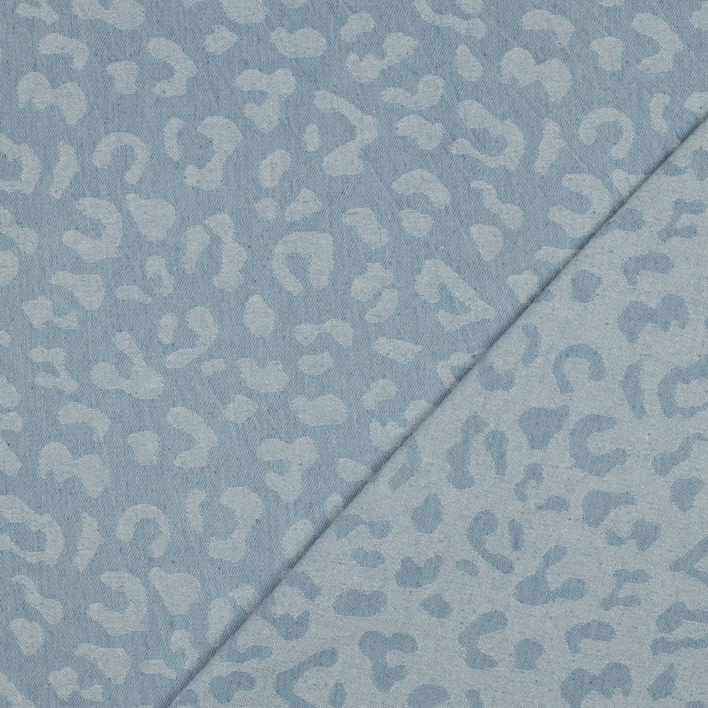 Jeans Denim jacquard - animal skin leo