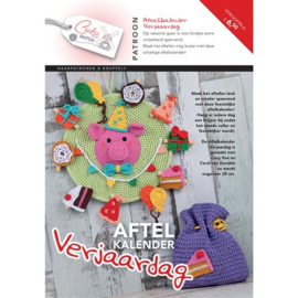 Cute dutch  - Patronen boekje aftelkalender verjaardag