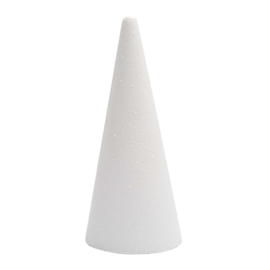 Kerstboom piepschuim kegel 9-21 (groot)
