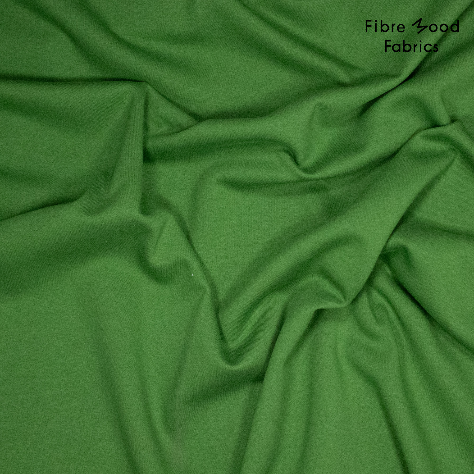 Knit co/ly 2x2 rib collar FM997249 (boordstof) groen