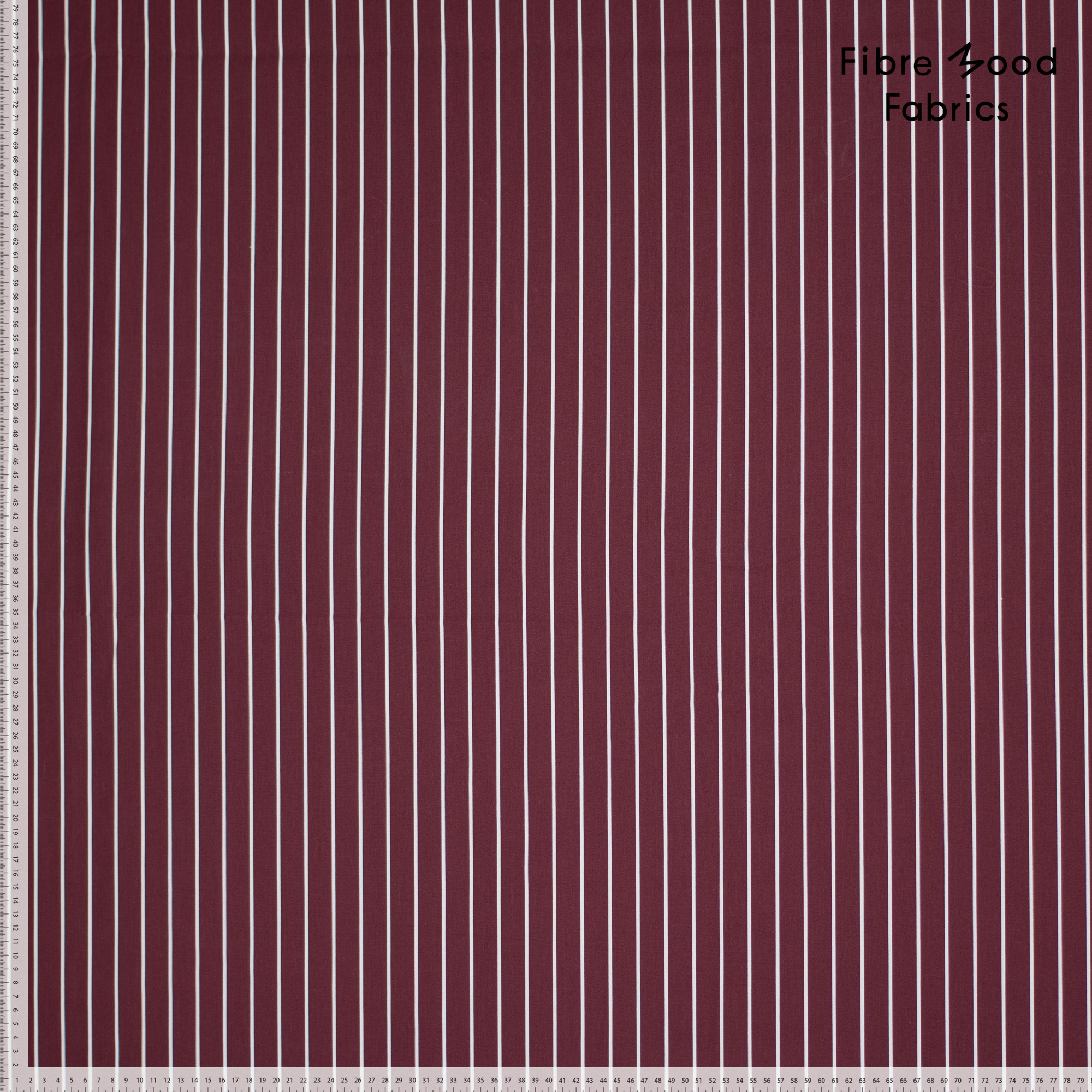 woven co poplin bordeaux wit FM410131