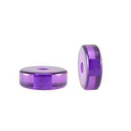 Disc round - 4 mm - Grape purple