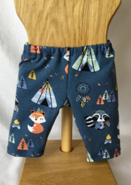 Poppenkleding: Broek blauwe wigwam