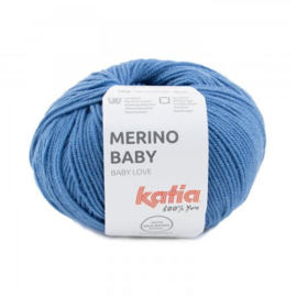 Katia Merino baby -  44 medium blauw