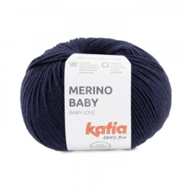 Katia Merino baby -  5 zeer donker blauw