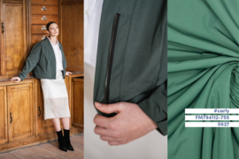 Fibre Mood - Trench stof - Waterafstotend - Groen