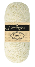 Scheepjes - Catone Shine - 105 Bridal white - Gold