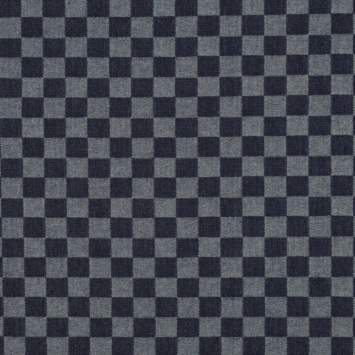 Jeans Denim jacquard - Checks