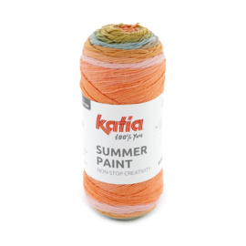 summer paint 502 - Kauwgom roze-Blauw-Oranje