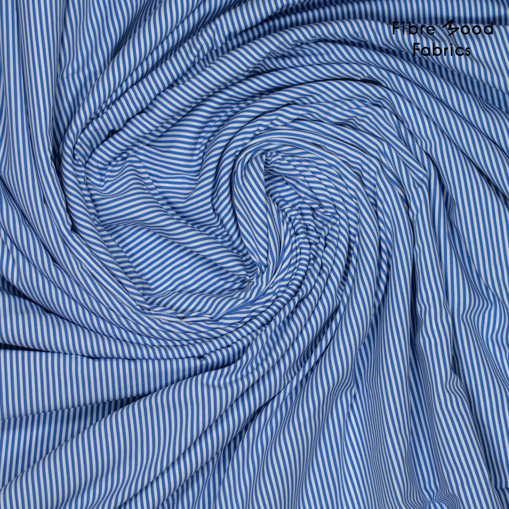 woven co poplin blauw wit FM410130