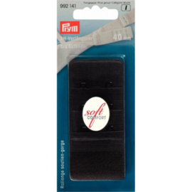 Prym BH verlengstuk 3x2 haken 40mm zwart/wit/beige/ creme