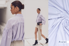 Fibremood 37 - Woven co poplin paper touch  light lila