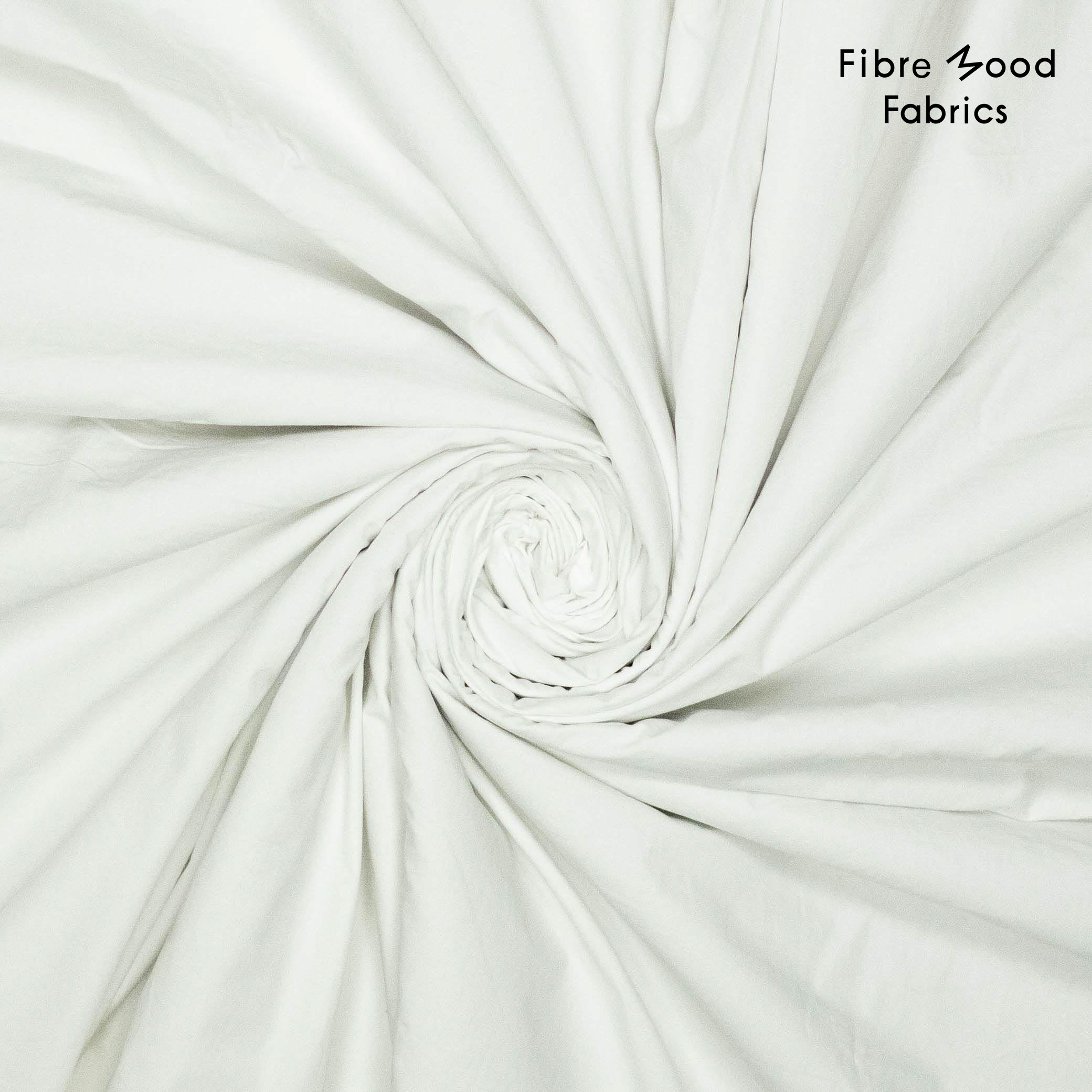 Fibre mood 34-  katoen poplin -  stone washed white