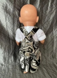 Leuk Grut -Naaipatroon  babyborn/pop - Tuinbroek/- rok (ccc011)