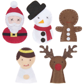 Rico Knutselpakket - kerst vingerpopjes
