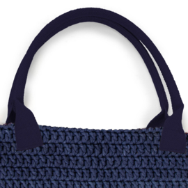 Katia Wow Tote bag - tashengsel/handvat  - donkerblauw
