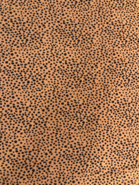 Tricot dots brown-black