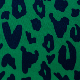 Viscose- Swafing  - Happy Leo Green/blue