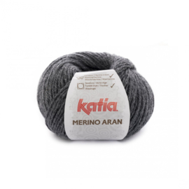 Katia - Merino Aran 14 donker grijs