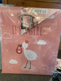 Geboorte bord Girl