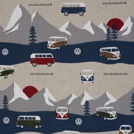 Canvas Retro busje - Volkswagen