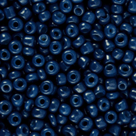 Glaskralen - Rocailles 3mm - Navy blue
