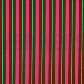 Canvas  stripes pink