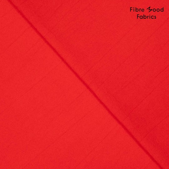 Fibre mood 34 - Geweven viscose/nylon met kreukeffect- warp crinckle - Red