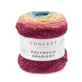 Haakpakket omslagdoek "This is me" - Polynesia Gradient - kleur 303