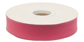 fuchsia gevouwen biaisband 20 mm (per meter)