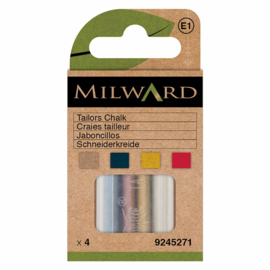 Milward Kleermakerskrijt 4 kleuren