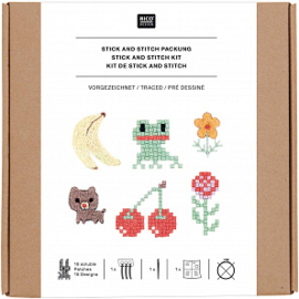 Borduur patches - Stick & Stitch - pixel art