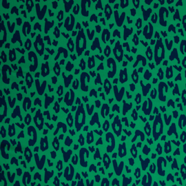 Viscose- Swafing  - Happy Leo Green/blue