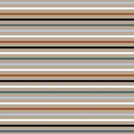 tricot - Poppy -  stripes sand
