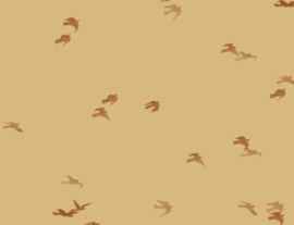 tricot family fabrics - birds/vogels