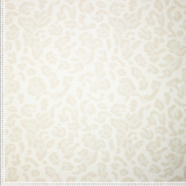 Jacquard geweven viscose linnen panter abstract