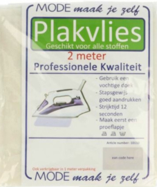 Plakvlies (h180 eigenmerk) 2 meter x 90cm