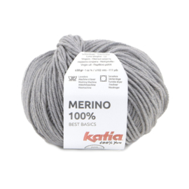 Katia - Merino 100% - 505 lichtgrijs