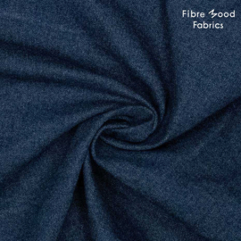 Fibre Mood -Gerecycled raw denim - donkerblauw
