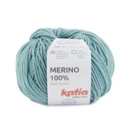 Katia - Merino 100% - 75 waterblauw