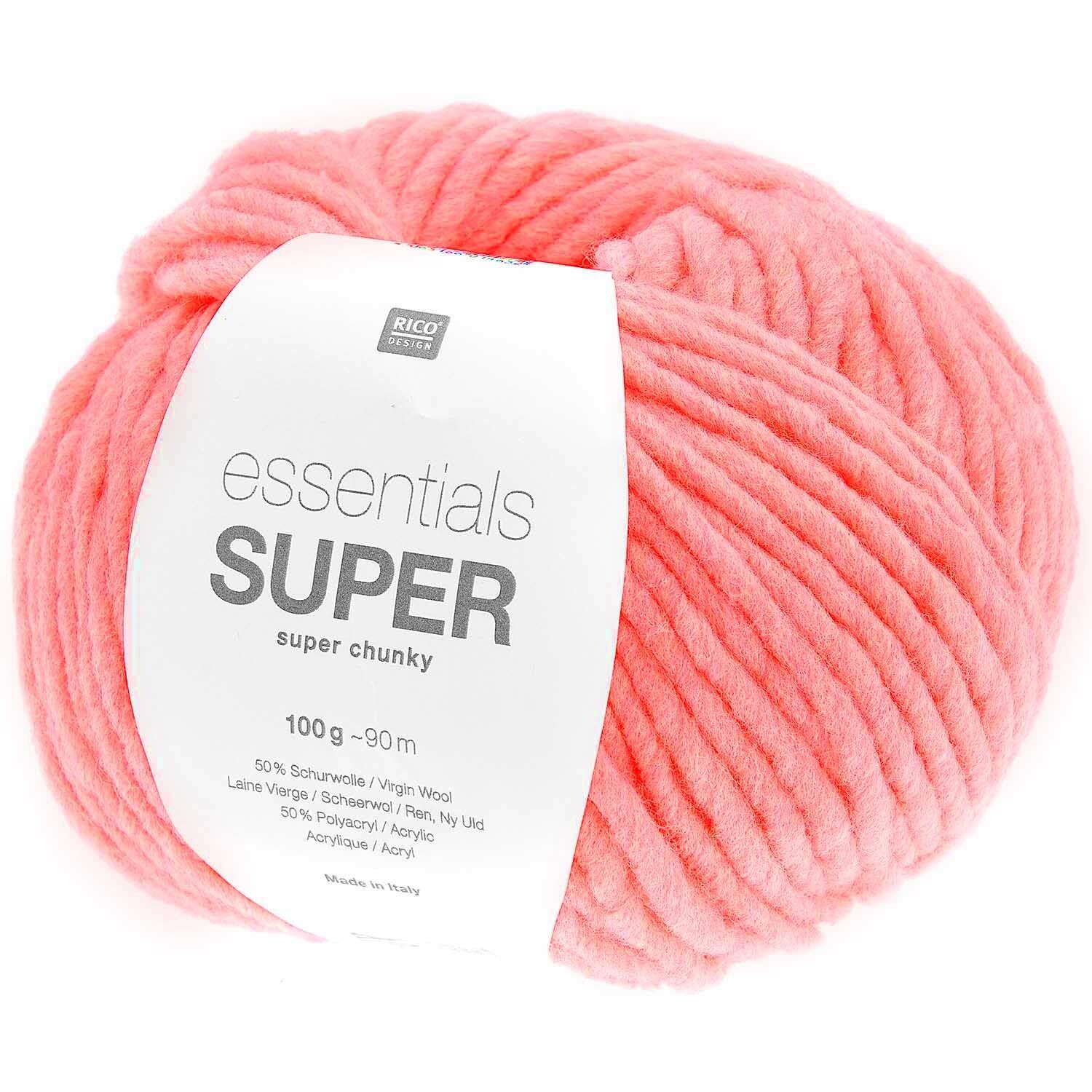 Essentials super super chunky neon roze