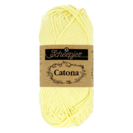 Scheepjes Catona 100 lemon  chiffon