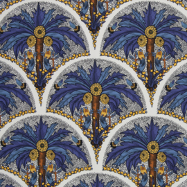 Katoen poplin - Palmera by Bienvenido Colorido