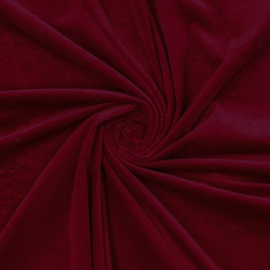 stevige rib, met stretch rumba rood