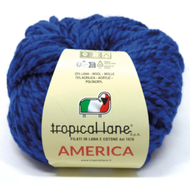 Tropical Lane - America  - 05 - Blauw/zwart