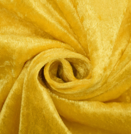 Velour de panne - Geel