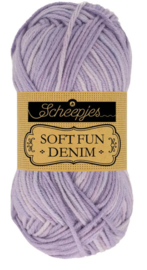 Scheepjes Softfun denim - 512 paars