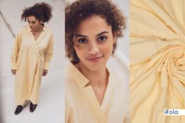 Fibremood 37 - Woven co poplin paper touch yellow