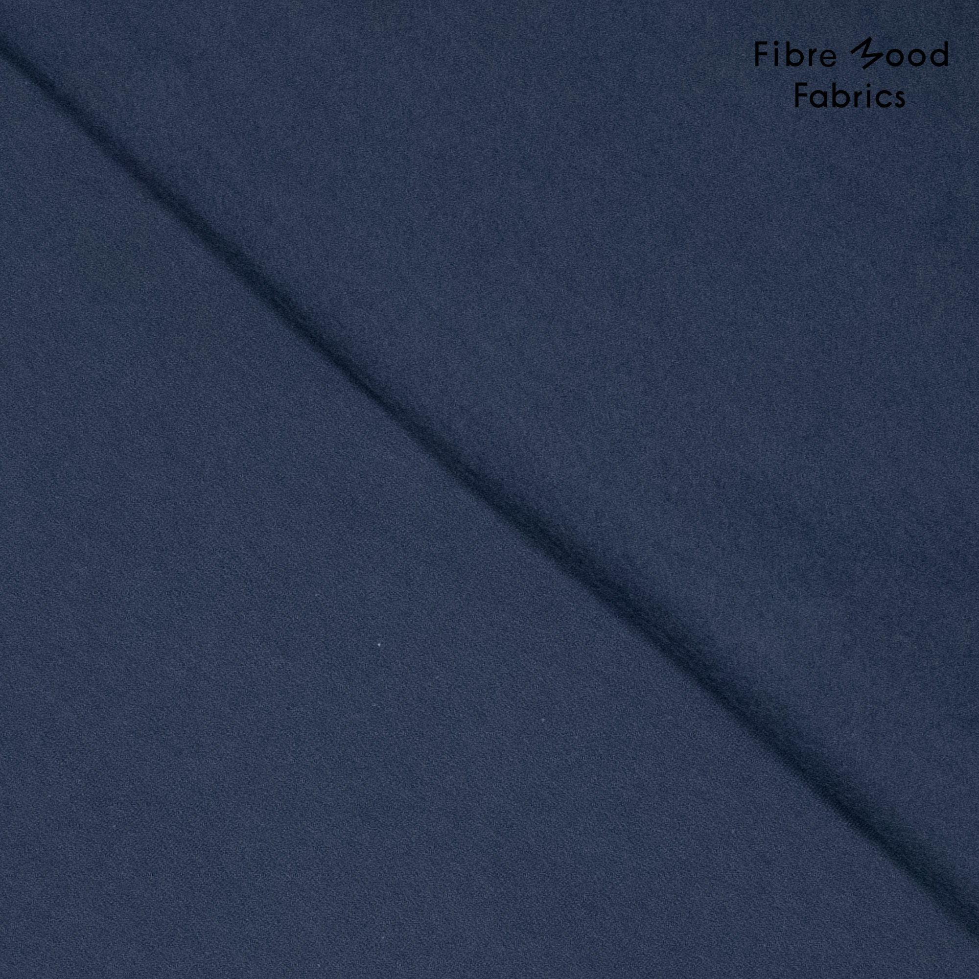 Knit co/ly 2x2 rib collar FM997249 (boordstof) donker blauw