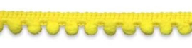 Bolletjesband geel 10 mm